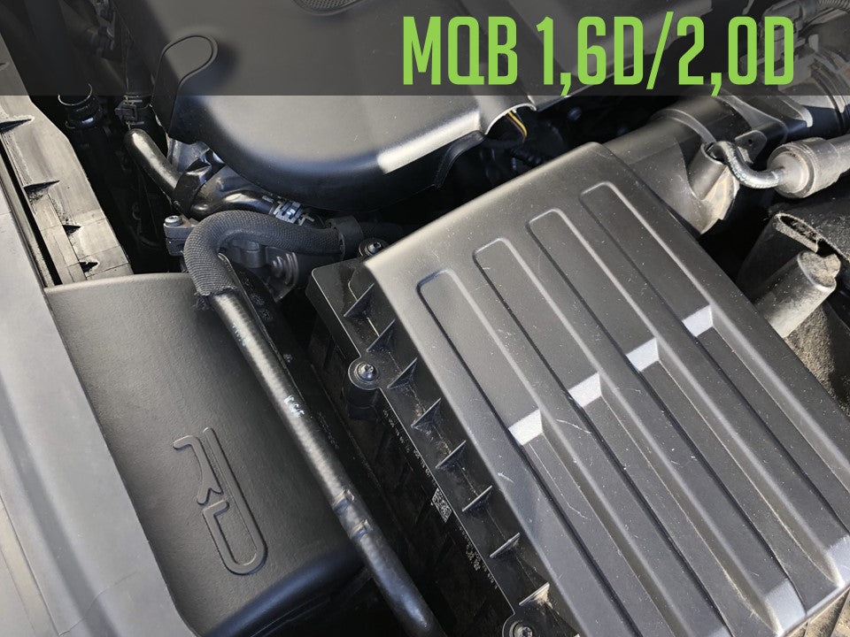 Air duct 1.8/2.0 TSI 1.6/2.0 TDI engines (MQB) with TÜV