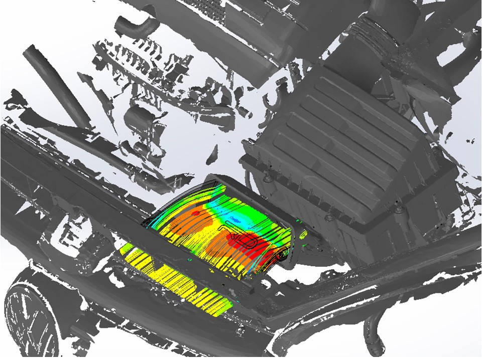 Air duct 1.8/2.0 TSI 1.6/2.0 TDI engines (MQB) with TÜV