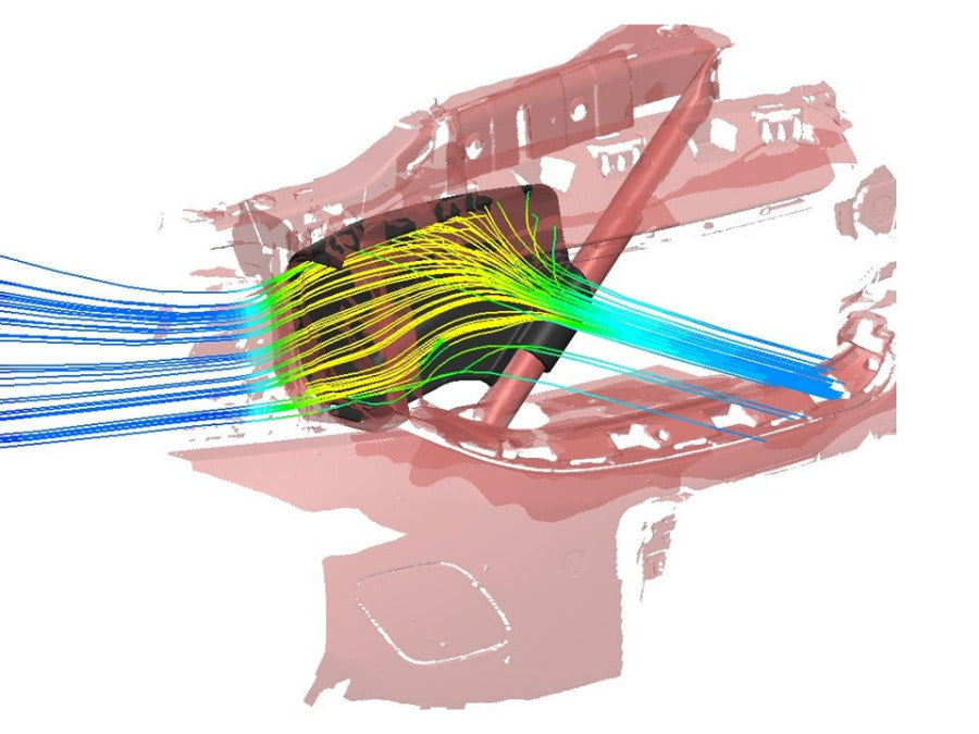 CFD Simulation für mehr Luftmasse für den BMW 3er G20, G21